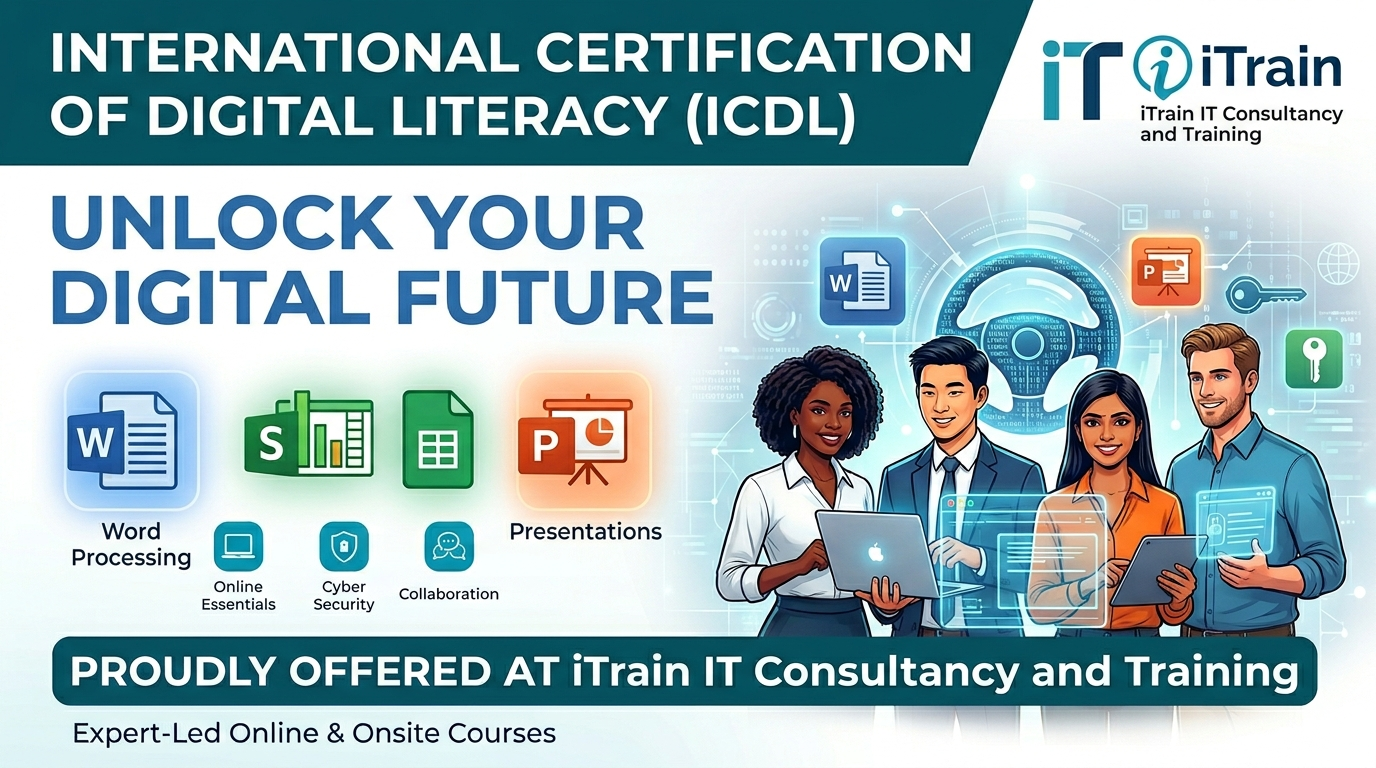 International Certification of Digital Literacy (ICDL) Courses at iTrain